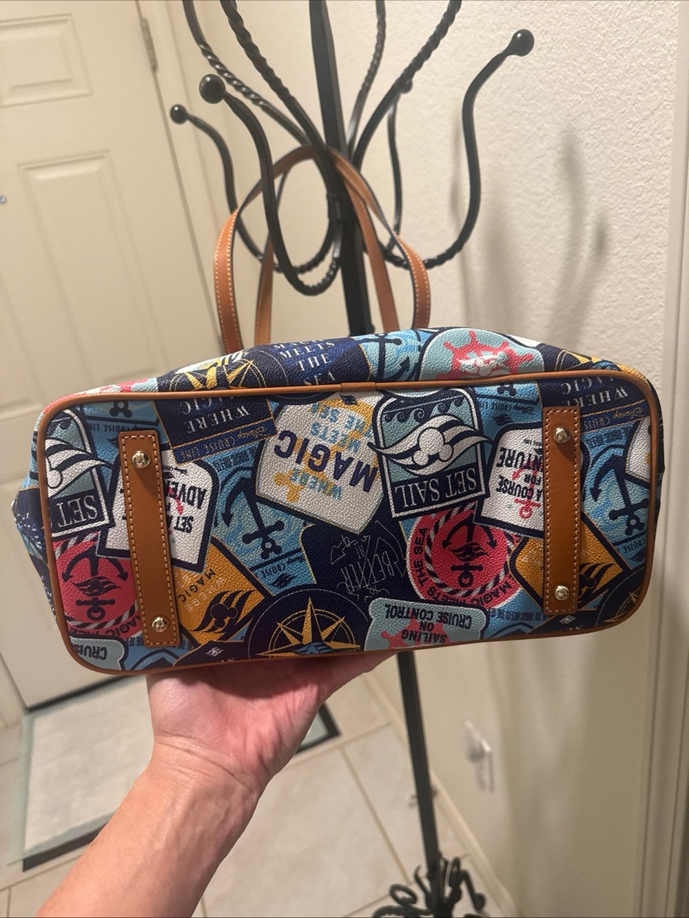 Dooney & Bourke, Disney cruise line luggage tag tote. Brand new with tags. - Picture 3 of 4